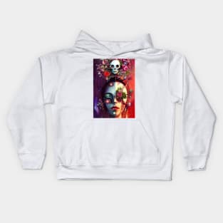 The Girl With the Flowers Kids Hoodie